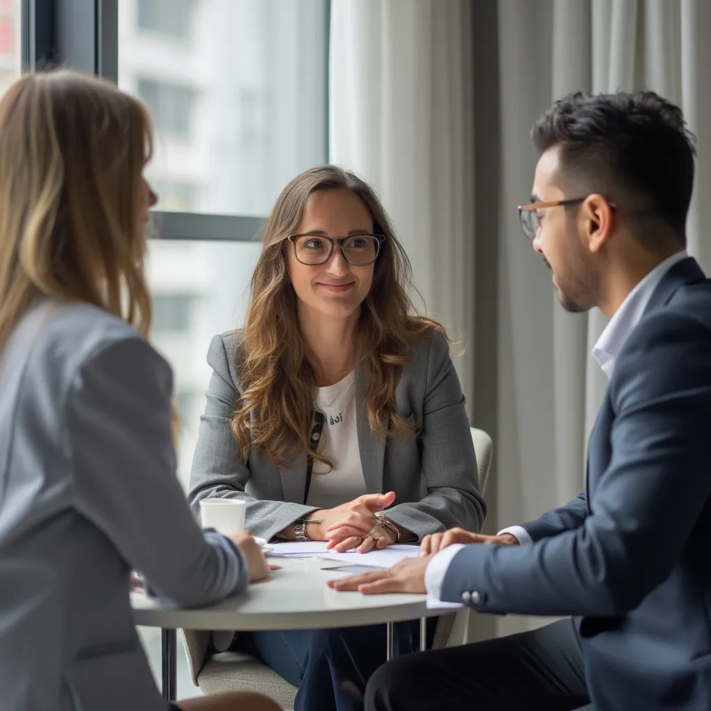 Coach trabajando individualmente con un cliente